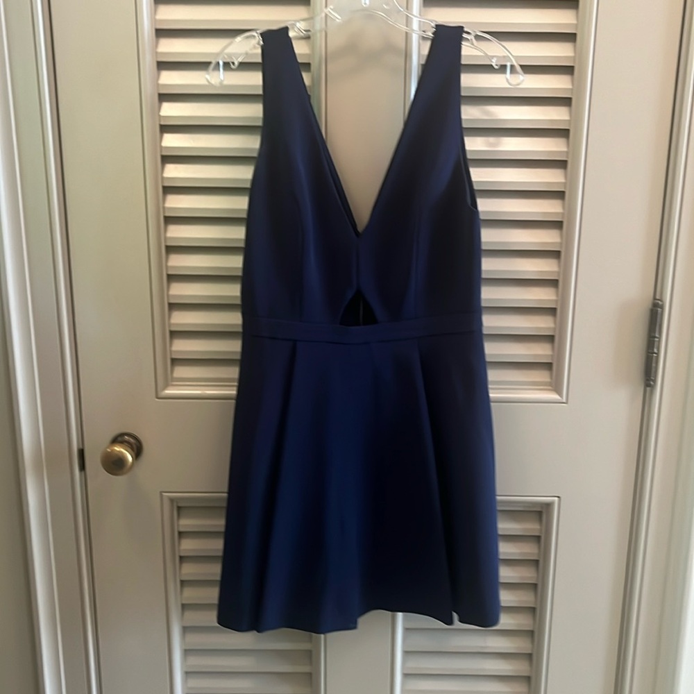 Alice+Olivia Navy Cocktail Dress
